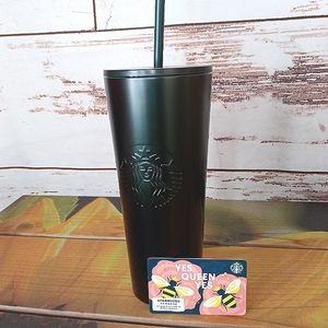 Starbucks ombre black green tumbler